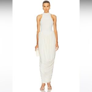 NWOT! Helsa The Duchess Jersey Dress in Ivory